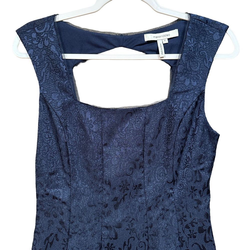 Max & Cleo Navy Blue Floral Dress - Picture 6 of 14